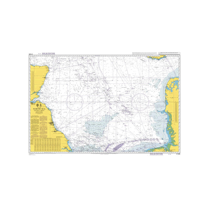 Admiralty - 2182B - North Sea Central Sheet