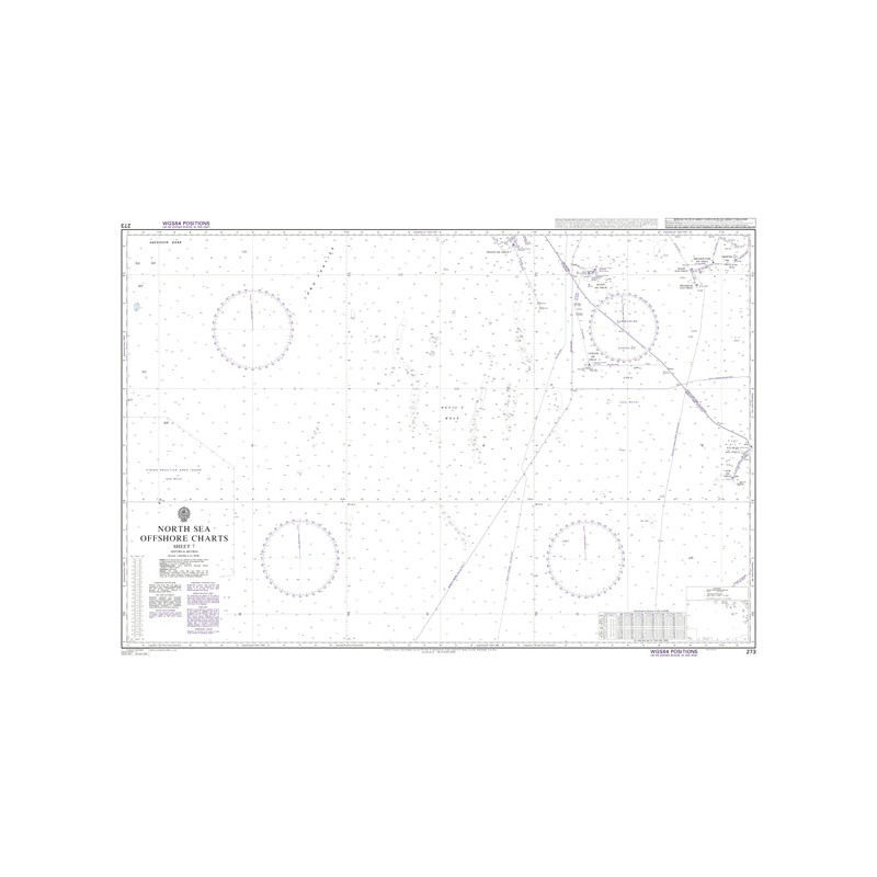 Admiralty - 273 - North Sea Offshore Charts Sheet 7