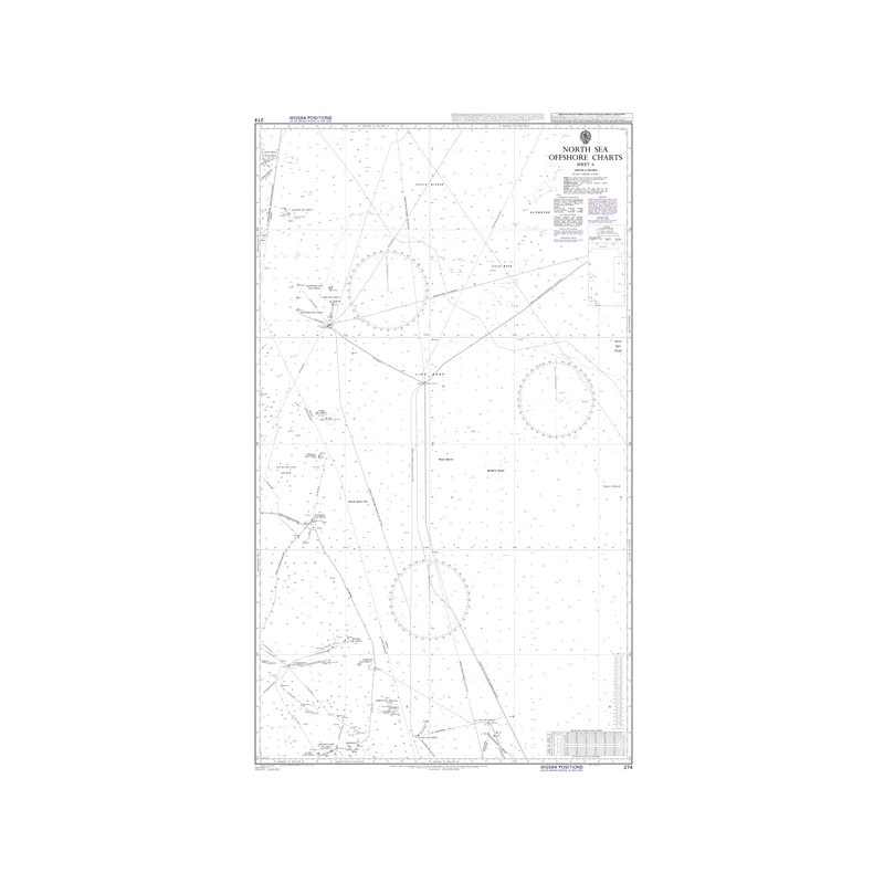 Admiralty - 274 - North Sea Offshore Charts Sheet 6