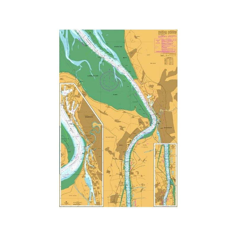 DHO - DE4 - nautical chart - Robbenplate to Reiherplate