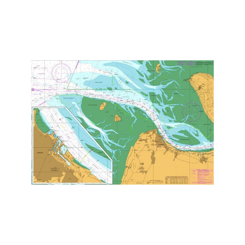 Dutch Hydrographic Office - DE44 - Entrance to River Elbe