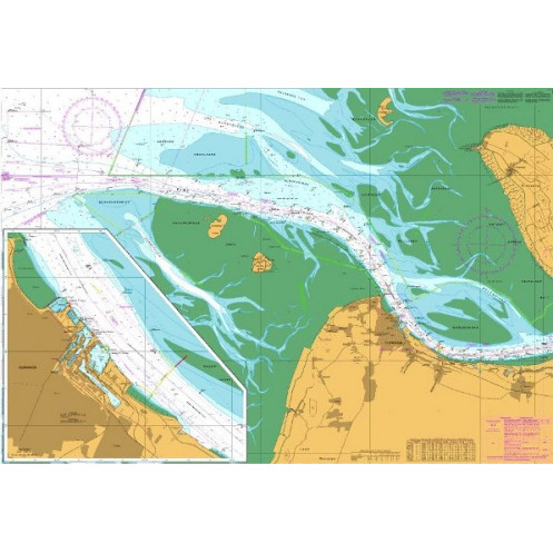 Dutch Hydrographic Office - DE44 - Entrance to River Elbe