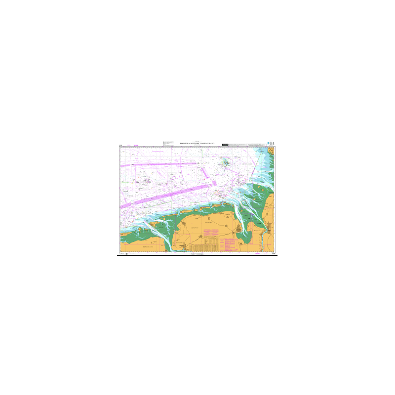 Dutch Hydrographic Office - DE87 - Borkum to Neuwerk and Helgoland