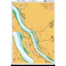 Dutch Hydrographic Office - DE47 - River Elbe, Brokdorf to Wedel