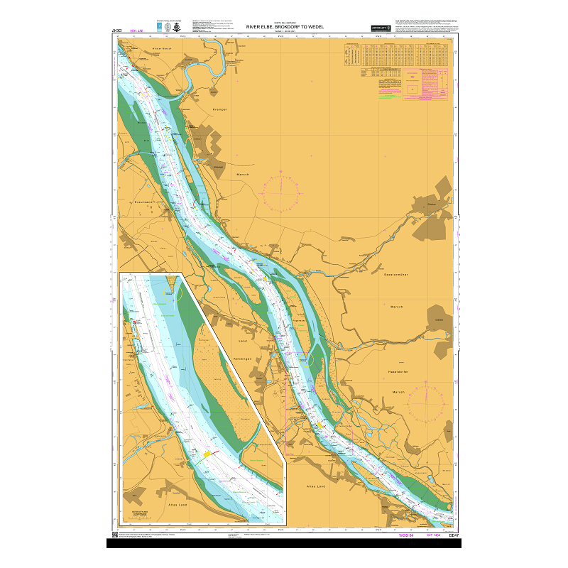Admiralty - DE47 - River Elbe, Brokdorf to Wedel