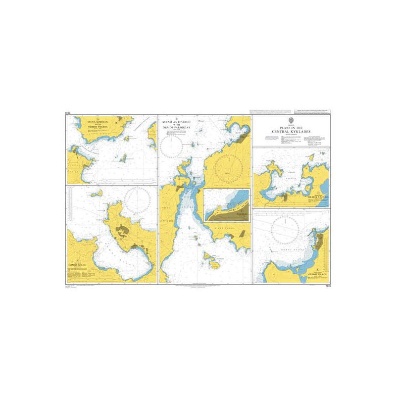 Admiralty - 1539 - Plans in the Central Kyklades