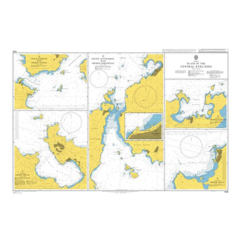 Admiralty - 1539 - Plans in the Central Kyklades Admiralty - 1539 - Plans in the Central Kyklades