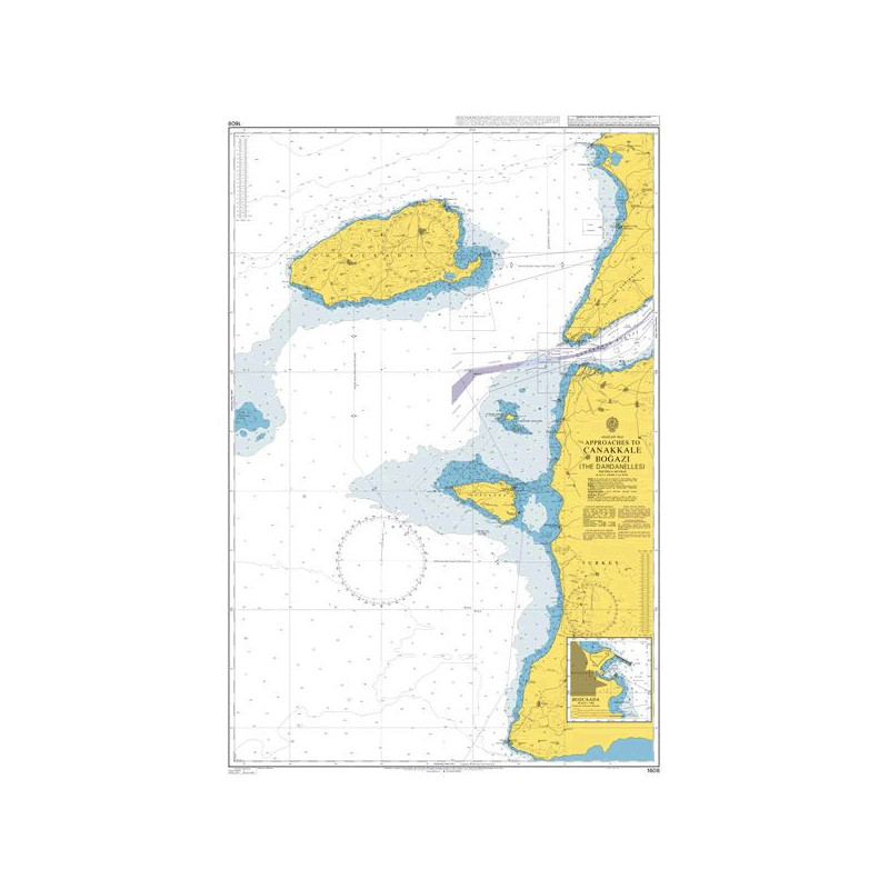 Admiralty - 1608 - Approaches to Canakkale Bogazi (The Dardanelles)