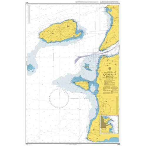 Admiralty - 1608 - Approaches to Canakkale Bogazi (The Dardanelles)