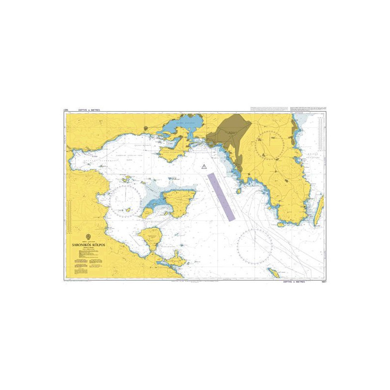 Admiralty - 1657 - carte marine - Saronikos Kolpos