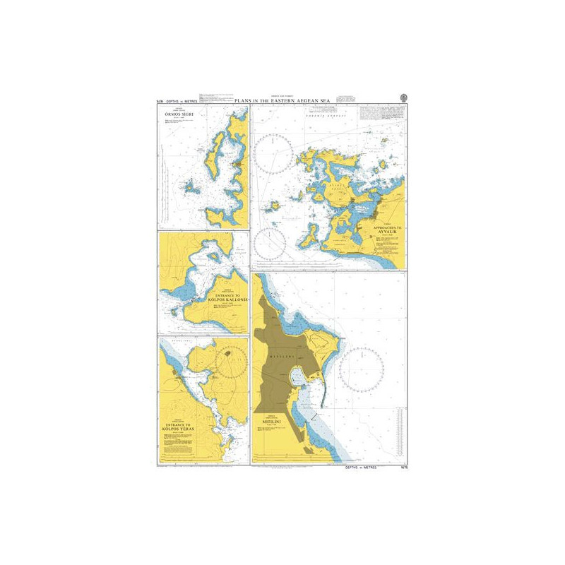 Admiralty - 1675 - Plans in the Eastern Aegean Sea