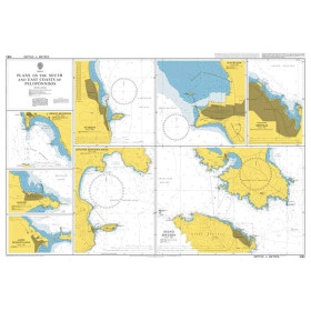 Admiralty - 1683 - Plans on the South and East Coasts of Peloponnisos