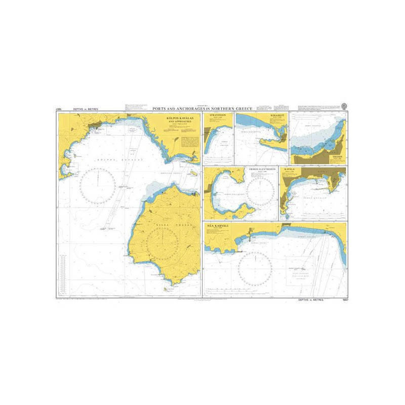 Admiralty - 1687 - Ports and Anchorages in Northern Greece