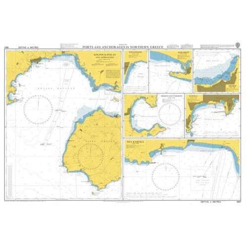 Admiralty - 1687 - Ports and Anchorages in Northern Greece