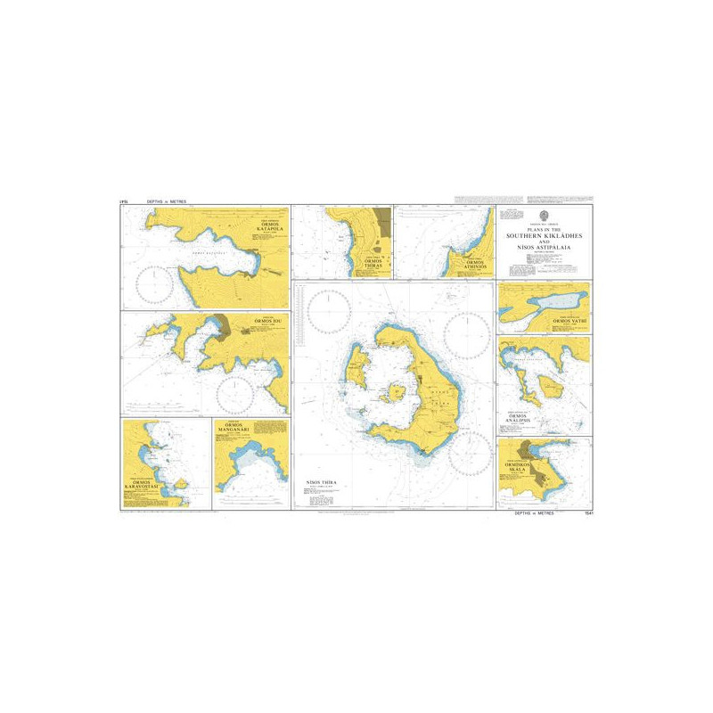 Admiralty - 1541 - Plans in the Southern Kyklades and Nisos Astypalaia