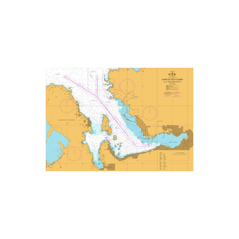 Admiralty - 1624 - Approaches to Izmir including Izmir Körfezi