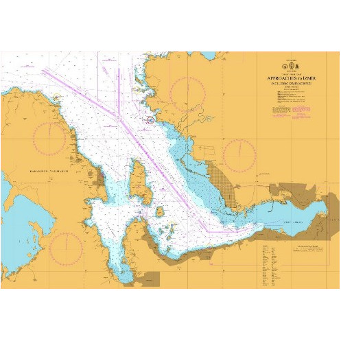 Admiralty - 1624 - Approaches to Izmir including ?zmir Körfezi