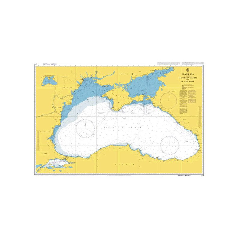 Admiralty - 2214 - Black Sea including Marmara Denizi and Sea of Azov