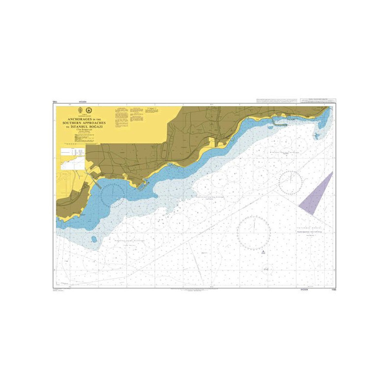 Admiralty - 1195 - Anchorages in the Southern Approaches to Istanbul Bogazi (The Bosporus)