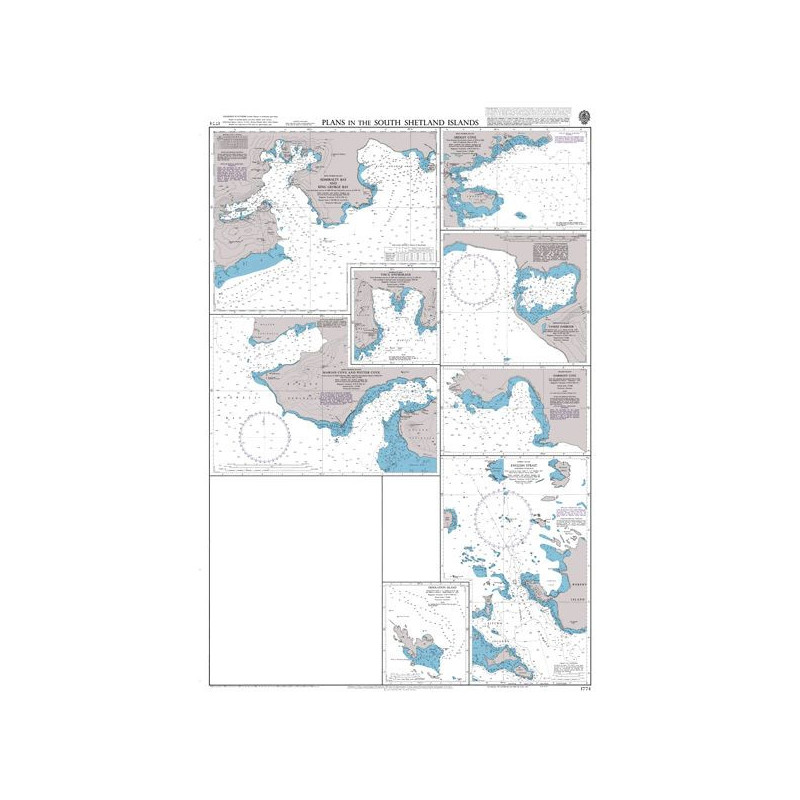 Admiralty - 1774 - Plans in the South Shetland Islands