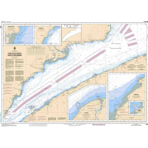 Service Hydrographique du Canada - 1236 - Pointe des Monts aux/to Escoumins Service Hydrographique du Canada - 1236 - Pointe des Monts aux/to Escoumins