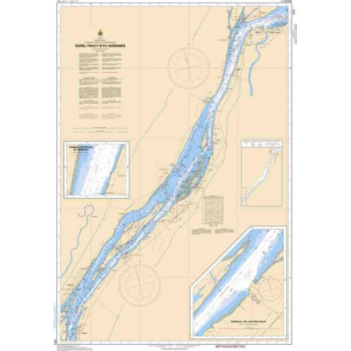 Service Hydrographique du Canada - 1311 - Sorel-Tracy à/to Varennes