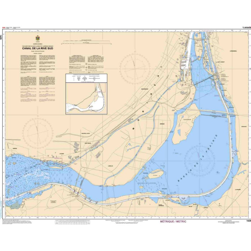 Service Hydrographique du Canada - 1429 - Canal de la Rive Sud