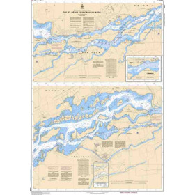 Service Hydrographique du Canada - 1433 - Île St-Régis to/à Croil Islands