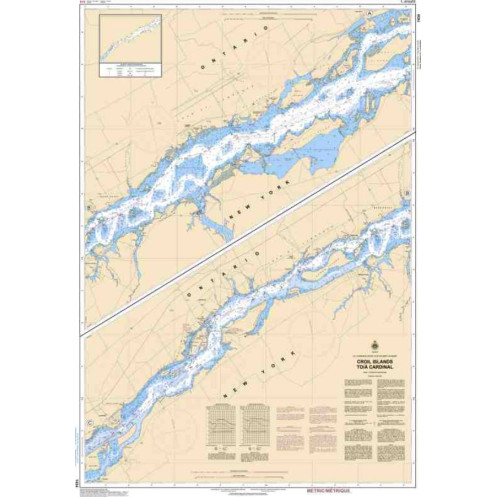 Service Hydrographique du Canada - 1434 - Croil Islands to/à Cardinal