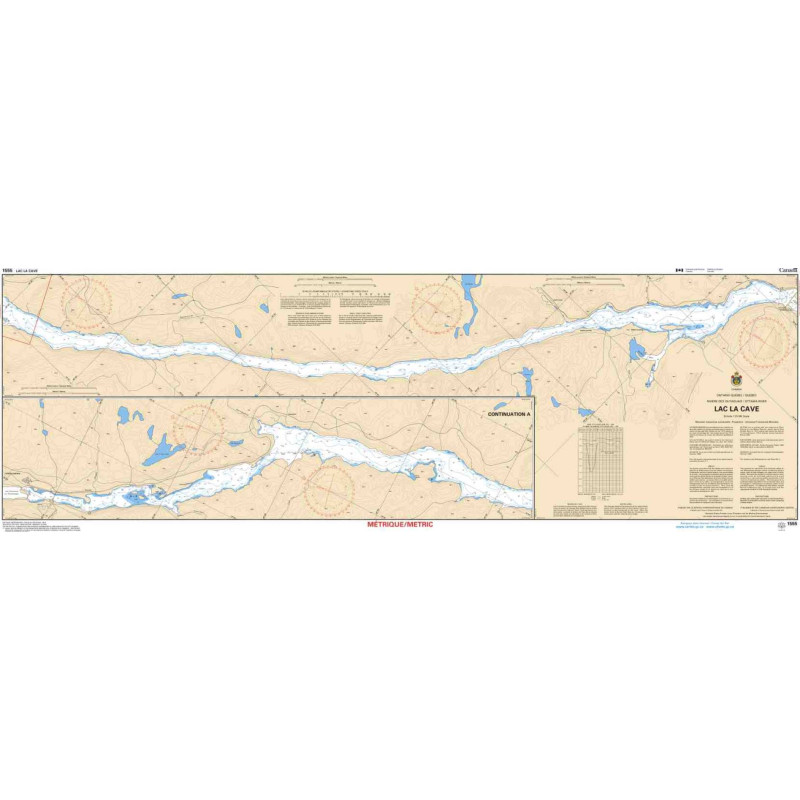 Service Hydrographique du Canada - 1555 - Lac la Cave