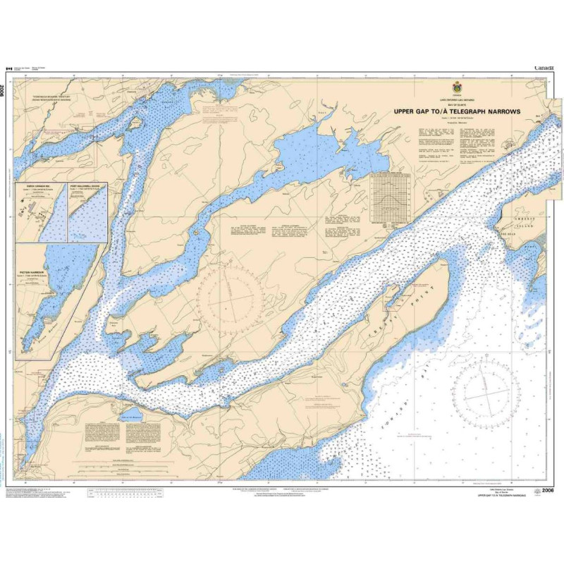 Service Hydrographique du Canada - 2006 - Upper Gap to/à Telegraph Narrows