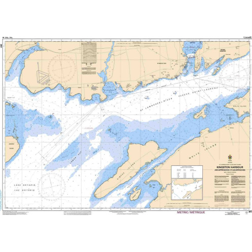 Service Hydrographique du Canada - 2017 - Kingston Harbour and Approaches/et les approches