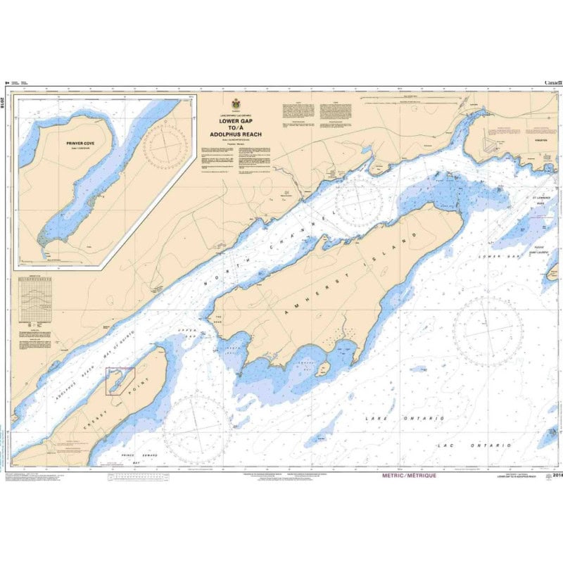 Service Hydrographique du Canada - 2018 - Lower Gap to/à Adolphus Reach