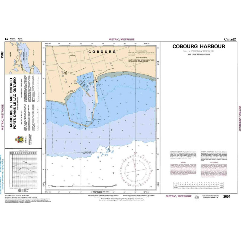 Service Hydrographique du Canada - 2054 - Cobourg Harbour