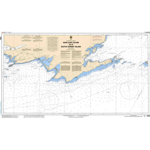 Service Hydrographique du Canada - 2060 - Main Duck Island to/à Scotch Bonnet Island