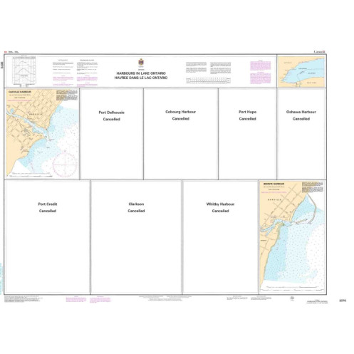 Service Hydrographique du Canada - 2070 - Harbours in Lake Ontario/Havres dans le lac Ontario Service Hydrographique du Canada - 2070 - Harbours in Lake Ontario/Havres dans le lac Ontario