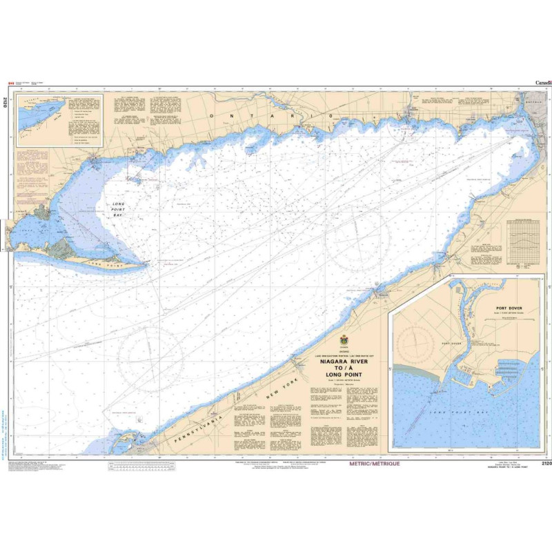 Service Hydrographique du Canada - 2120 - Niagara River to/à Long Point