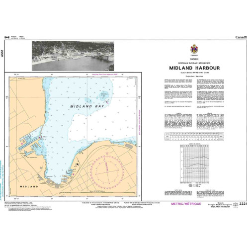 Service Hydrographique du Canada - 2221 - Midland Harbour