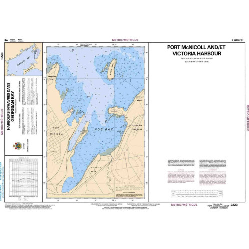 Service Hydrographique du Canada - 2223 - Port McNicoll and/et Victoria Harbour