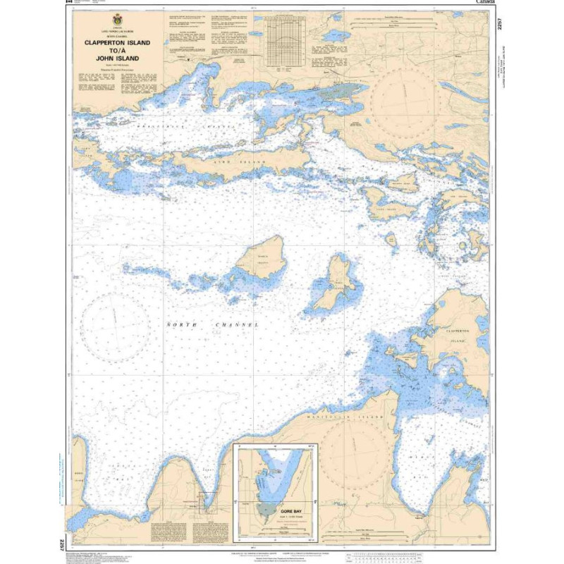 Service Hydrographique du Canada - 2257 - Clapperton Island to/à John Island