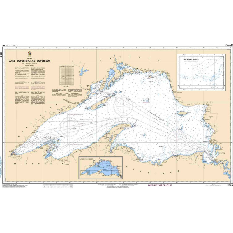 Service Hydrographique du Canada - 2300 - Lake Superior/Lac Supérieur