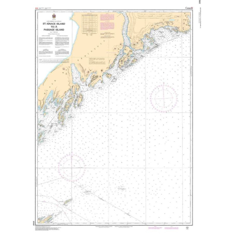 Service Hydrographique du Canada - 2302 - St. Ignace Island to/à Passage Island