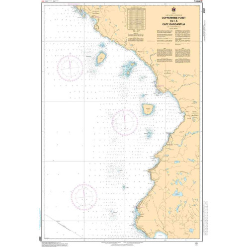 Service Hydrographique du Canada - 2307 - Coppermine Point to/à Cape Gargantua