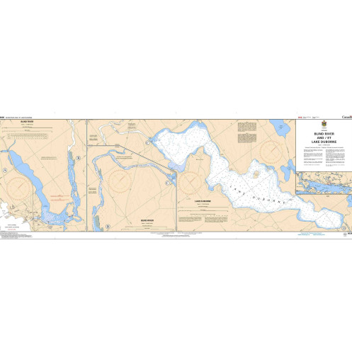 Service Hydrographique du Canada - 6028 - Blind River and/et Lake Duborne Service Hydrographique du Canada - 6028 - Blind River and/et Lake Duborne