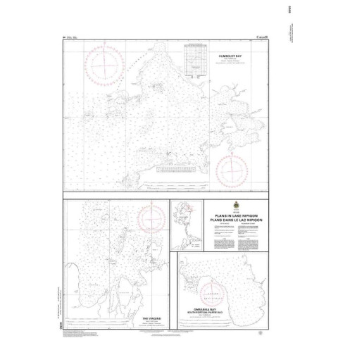Service Hydrographique du Canada - 6050 - Plans in Lake Nipigon / Plans dans le lac Nipigon Service Hydrographique du Canada - 6050 - Plans in Lake Nipigon / Plans dans le lac Nipigon