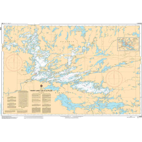 Service Hydrographique du Canada - 6105 - Rainy Lake / Lac à la Pluie
