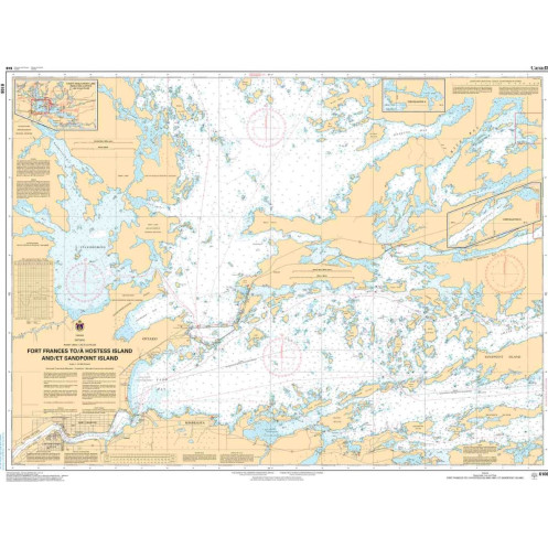 Service Hydrographique du Canada - 6108 - Fort Frances to/à Hostess Island and/et Sandpoint Island Service Hydrographique du Canada - 6108 - Fort Frances to/à Hostess Island and/et Sandpoint Island