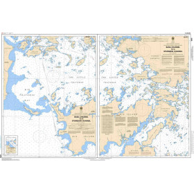 Service Hydrographique du Canada - 6215 - Basil Channel to/à Sturgeon Channel