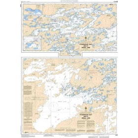 Service Hydrographique du Canada - 6217 - Ptarmigan Bay and/et Shoal Lake