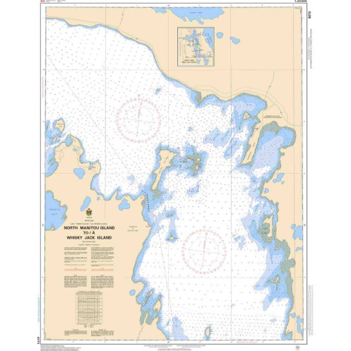 Service Hydrographique du Canada - 6273 - North Manitou Island to/à Whiskey Jack Island